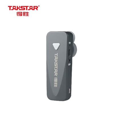 得勝（TAKSTAR）耳機/耳麥 WTG-700R 無線講解器一對多同聲傳譯系統政府接待景區旅游導游帶團隊研學會 耳掛接收器